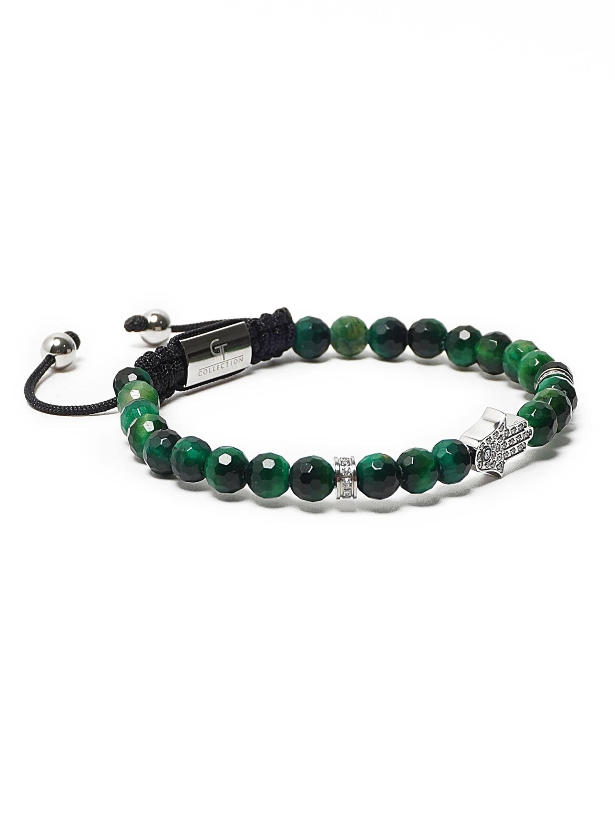GT Collection Bracelet 'Hamsa Hand' in Green