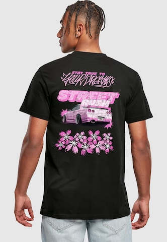 Mister Tee T-Shirt 'Street Rush Car' in Schwarz: Vorderseite