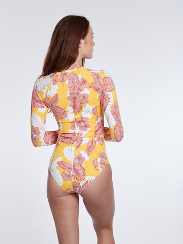 OLYMPIA Bustier Badeanzug in Gelb