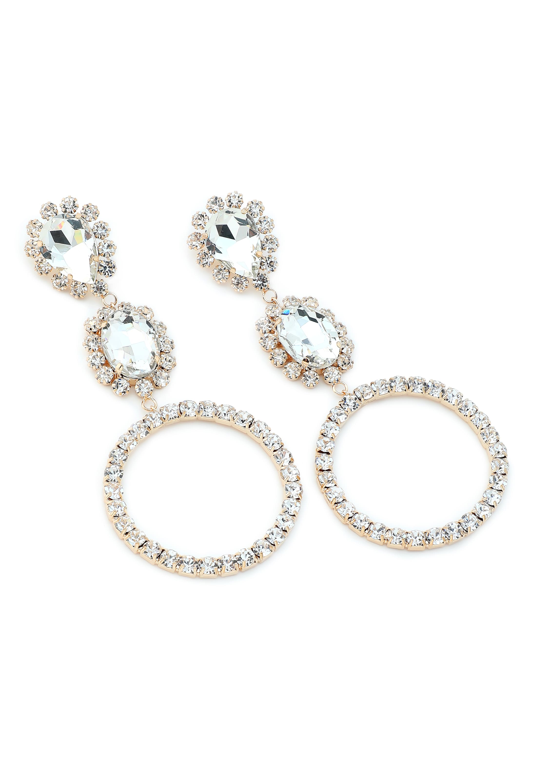 SOHI Øreringe 'Agnus' i guld: forside