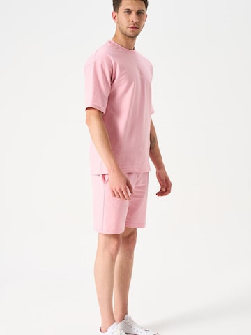 LOUIS LECLER Trainingsanzug 'Ace'‌‌‌ in Pink