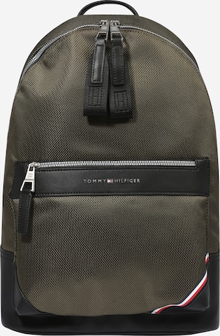 TOMMY HILFIGER - Mochila em verde: frente