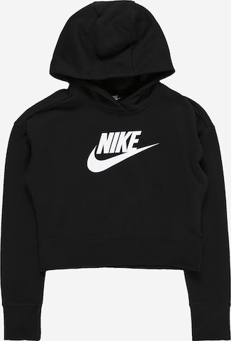 Nike Sportswear Sweatshirt in Schwarz: predná strana