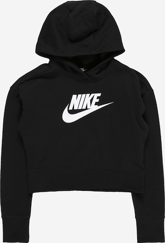 Nike Sportswear Sweatshirt in Black: front