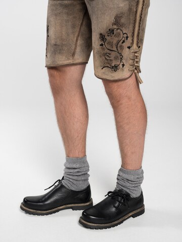 Scarpa per costume tradizionale 'Gerd' di SPIETH & WENSKY in nero: frontale