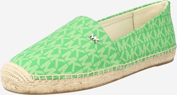 Espadrillas 'KENDRICK' di MICHAEL Michael Kors in verde: frontale