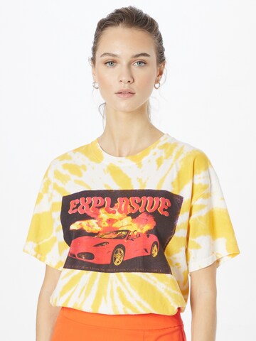 T-shirt Nasty Gal en orange : devant