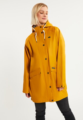 Cappotto di mezza stagione di Schmuddelwedda in giallo: frontale