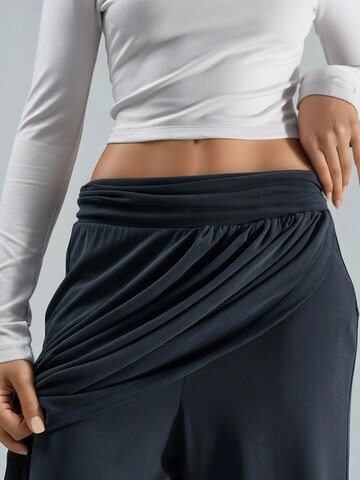 Busem Wide leg Broek in Grijs