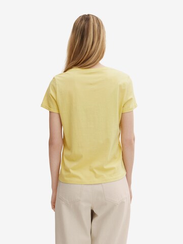 T-shirt TOM TAILOR en jaune