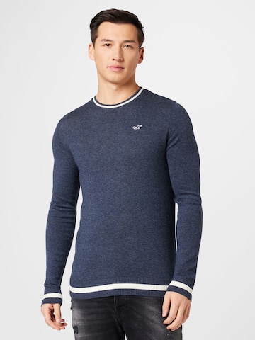 HOLLISTER Sweater in Blue: front