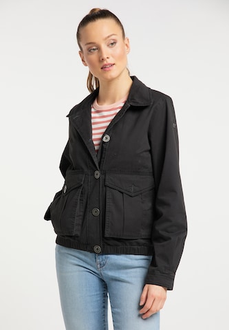 DreiMaster Vintage Between-Season Jacket in Black: front