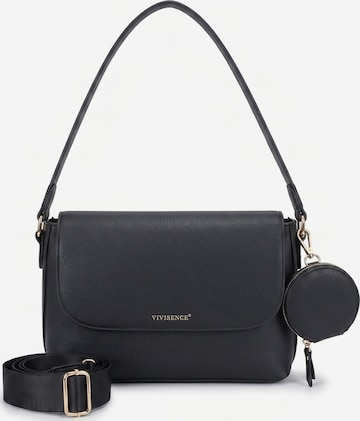 Vivisence Schultertasche 'T0024' in Schwarz: Vorderseite