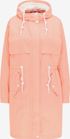 DreiMaster Maritim Between-seasons parka in Orange: front