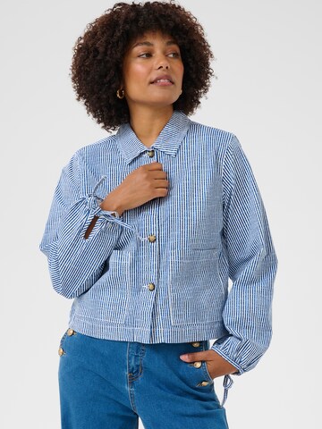 Cream Between-season jacket 'CR Berta' in Blue: front