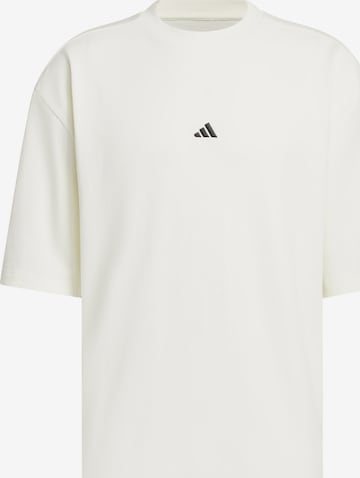 ADIDAS PERFORMANCE - Camisa funcionais em branco: frente