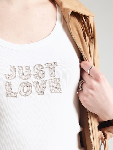 monari - Top en blanco