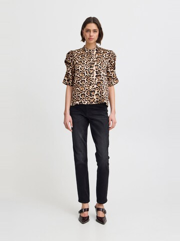 Camicia da donna 'Kate' di ICHI in marrone