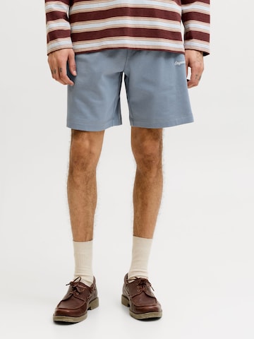 JACK & JONES Loose fit Trousers 'JPSTKarl Norrebro' in Blue: front