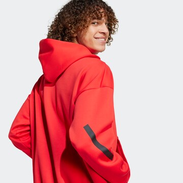ADIDAS SPORTSWEAR Athletic Sweatshirt 'Z.N.E.' in Red