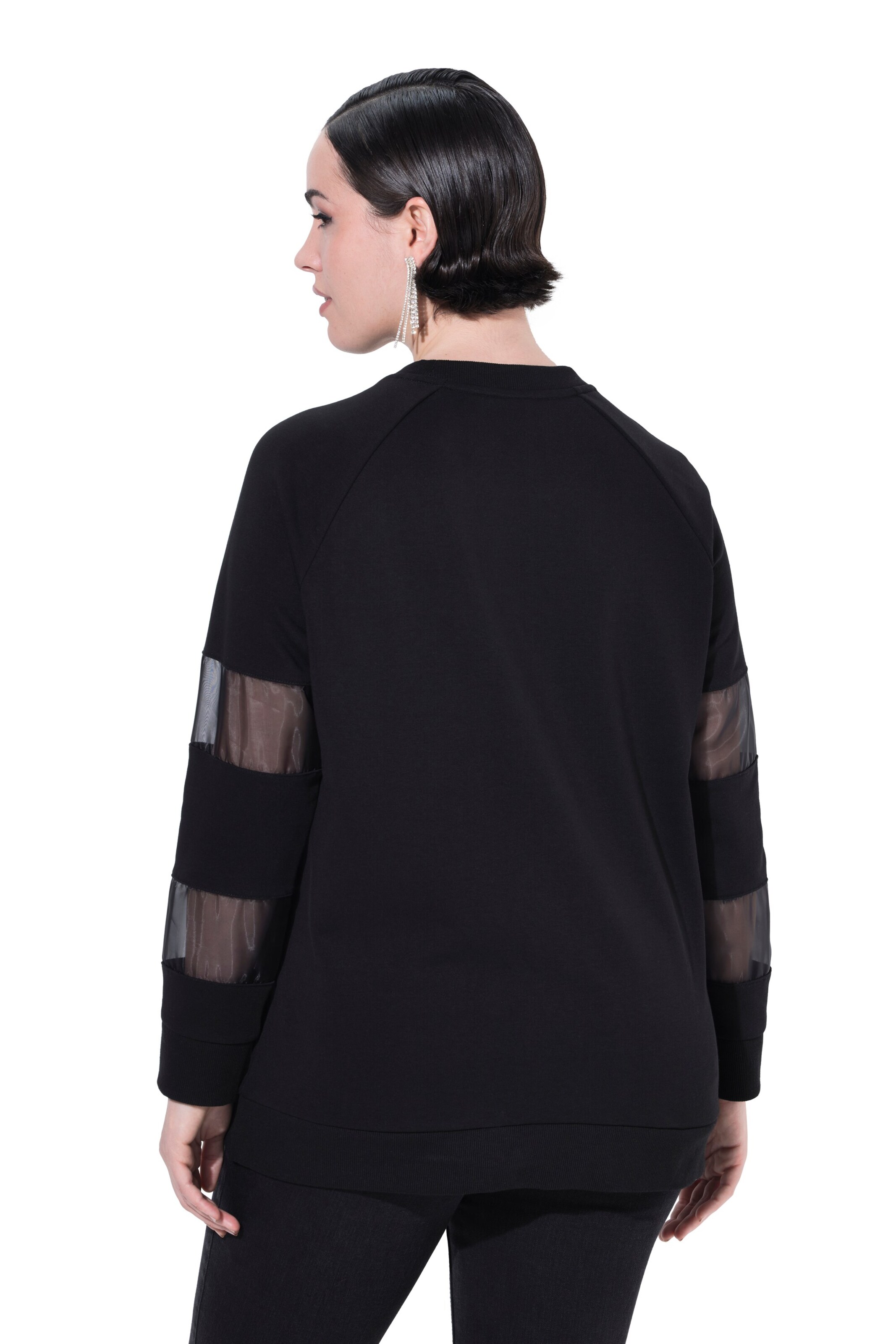 Ulla Popken Mikina - Čierna