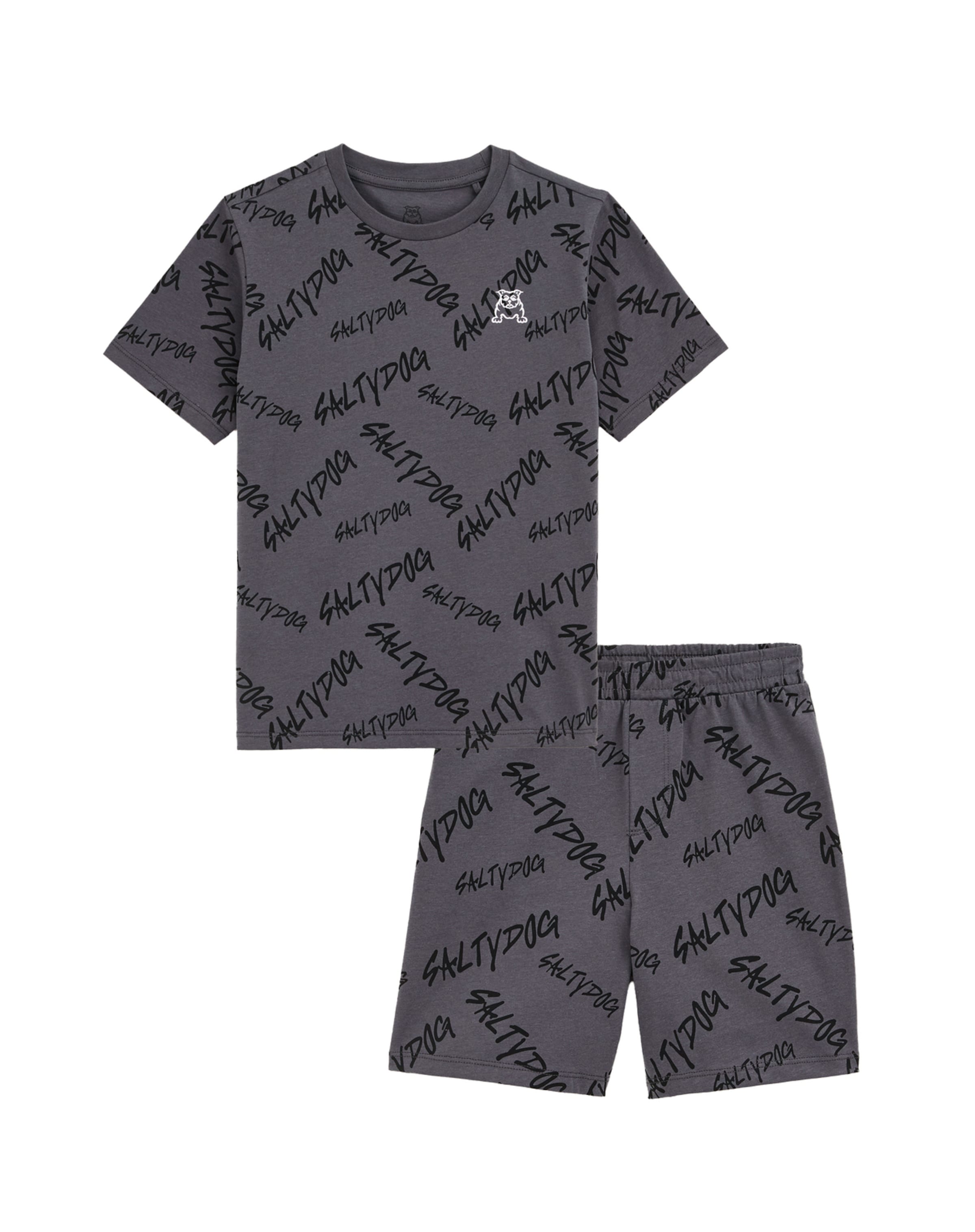 WE Fashion Pajamas in Grey: front