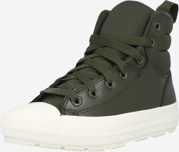 CONVERSE - Zapatillas deportivas altas en verde: frente