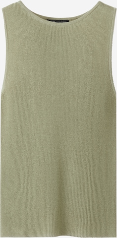 MANGO Neuletoppi värissä vihreä: etupuoli