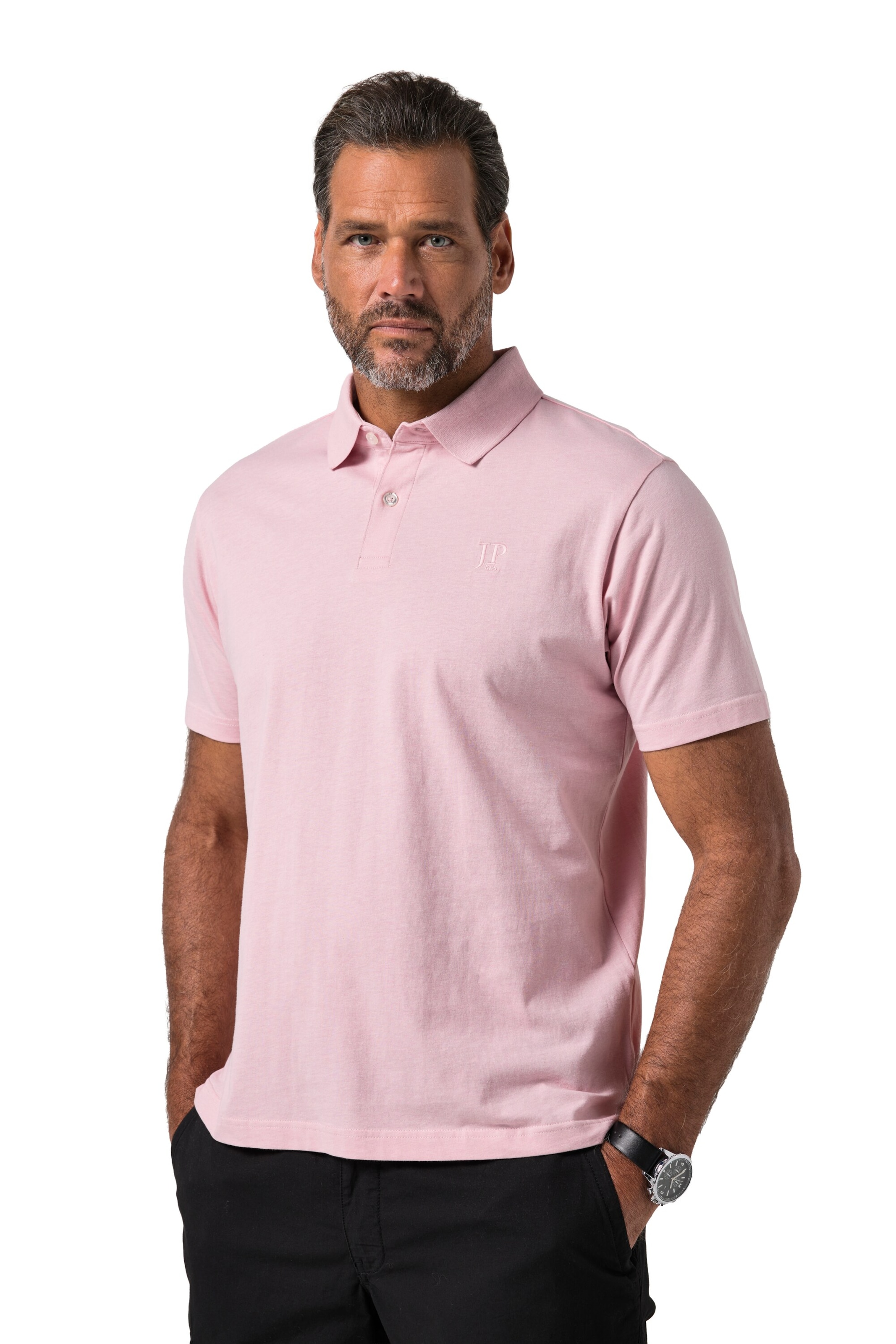 JP1880 Poloshirt in Pink: Vorderseite