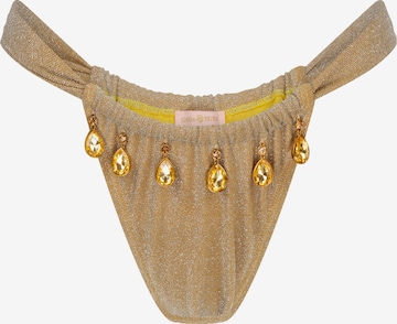 Moda Minx Bikinihose 'Lumiere' in Gelb: Vorderseite