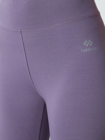 Tommy Life Slimfit Gamaschen in Lila