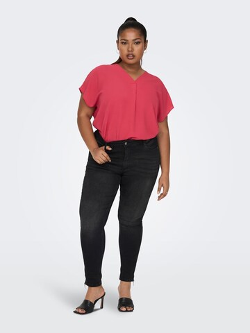 Haut ONLY Carmakoma en rouge