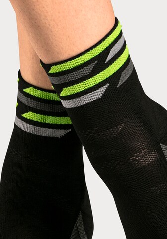 CHIEMSEE Athletic Socks in Black