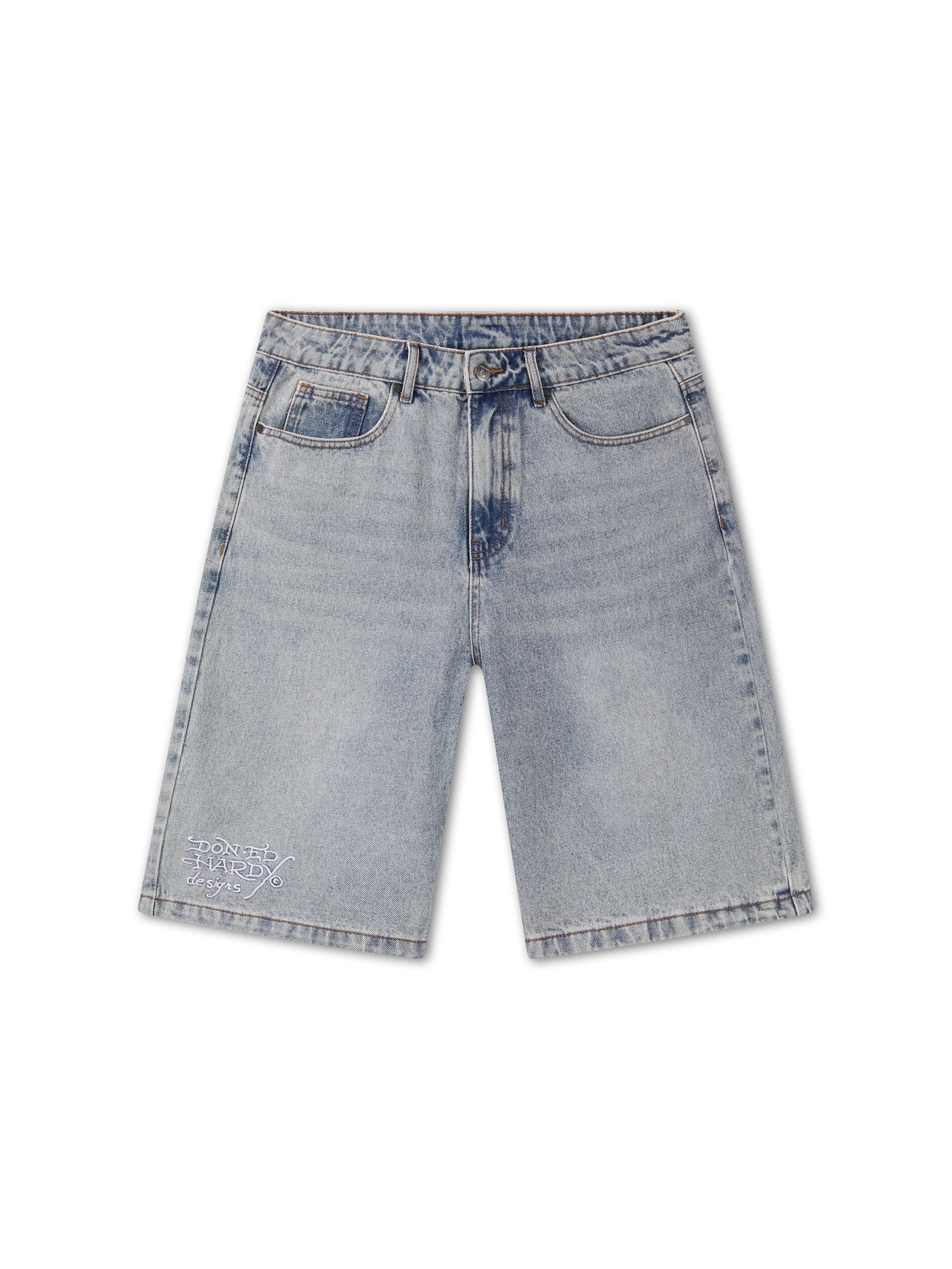 Loosefit Jeans di Ed Hardy in blu: frontale