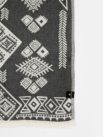 MARSIKOH Strandtuch 'Kilim' in Schwarz