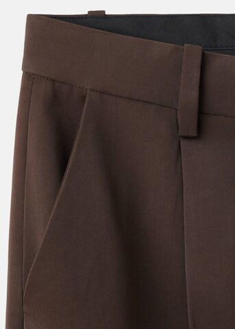 MANGO Regular Hose 'Cris' in Braun