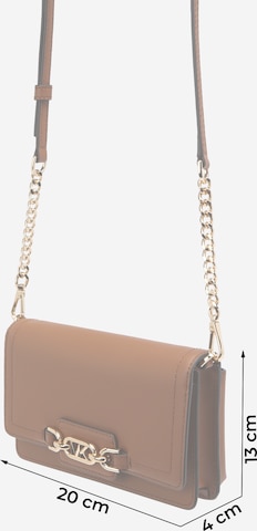 MICHAEL Michael Kors Skuldertaske 'Heather' i brun: forside