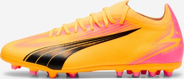 PUMA - Chuteira 'ULTRA MATCH' em amarelo: frente