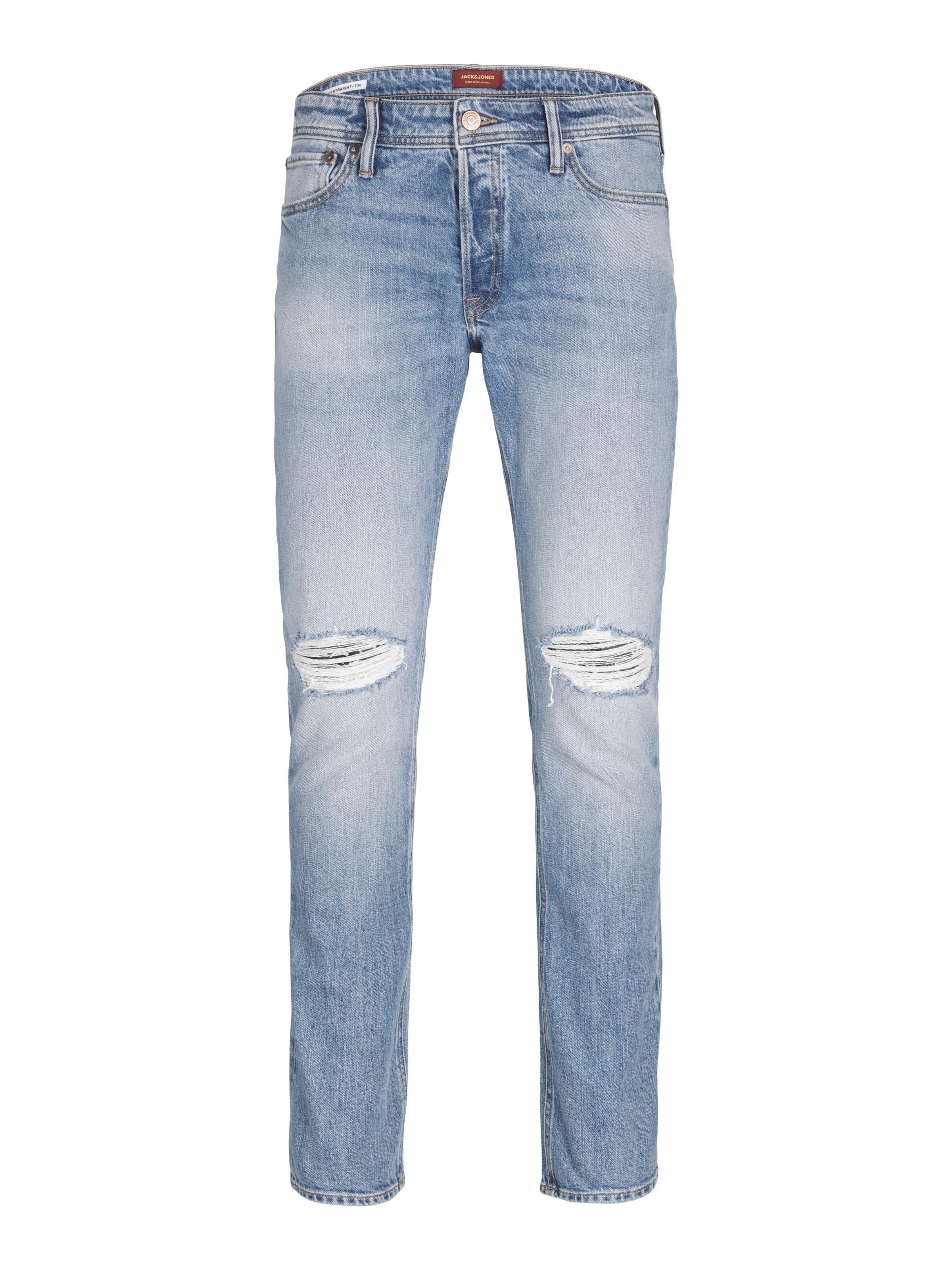 Regular Jeans 'Tim' de la JACK & JONES pe albastru: față