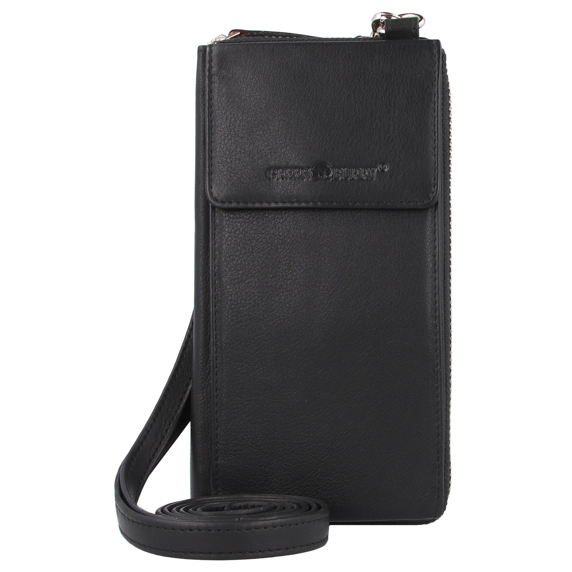 Protection pour smartphone GREENBURRY en noir : devant