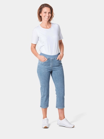 Goldner Regular Jeans 'Louisa' in Blauw: voorkant