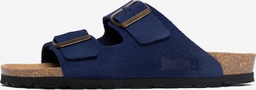 Bayton Mule 'Vegan' in Blue: front