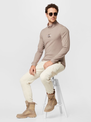 T-Shirt Calvin Klein Jeans en beige