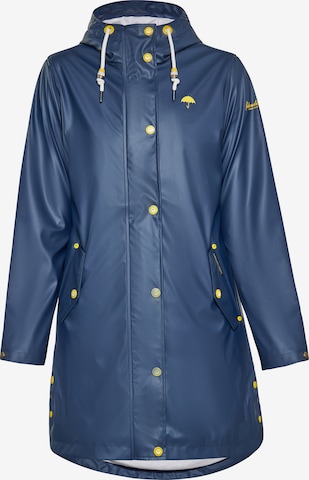 Schmuddelwedda Raincoat in Blue: front