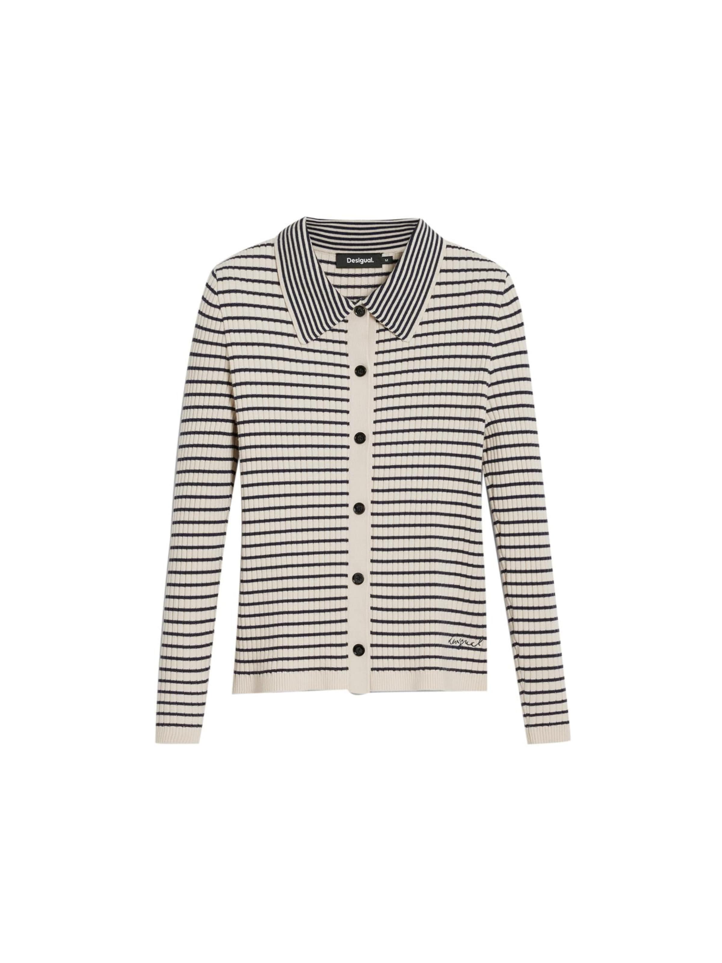 Desigual Kardigan – bílá: přední strana