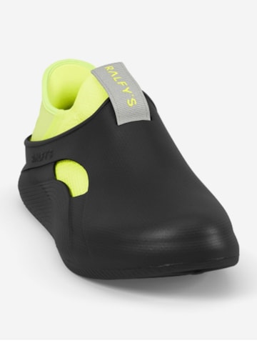 RALFY'S Classic Flats 'N1 Combo' in Yellow: front