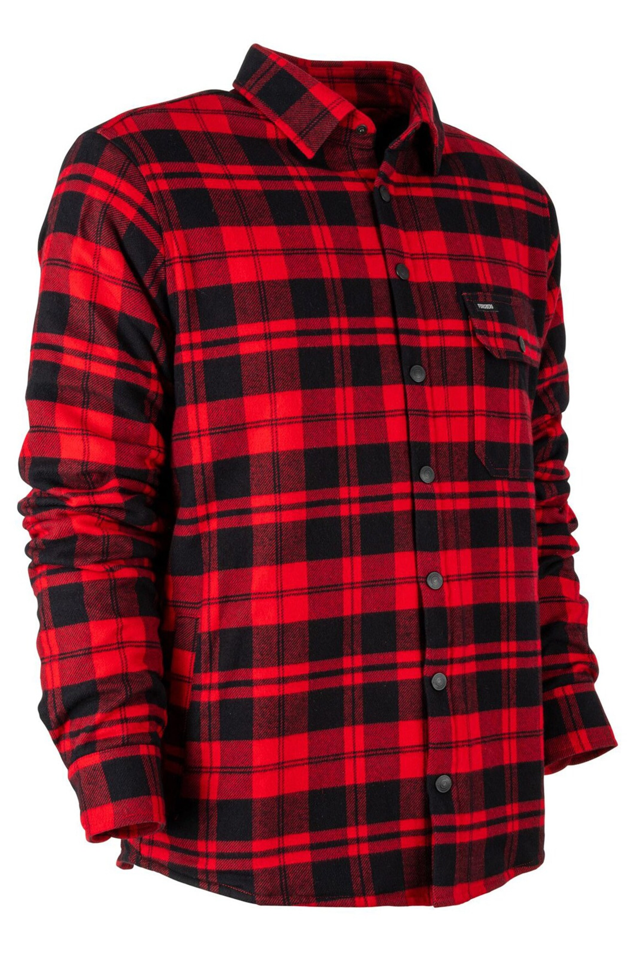 FORSBERG Regular fit Button Up Shirt in Red