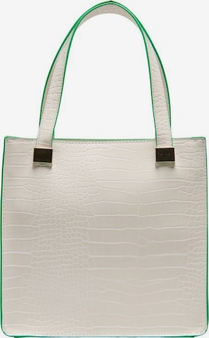 ONLY Crossbody Bag 'Kroko Krage' in White: front