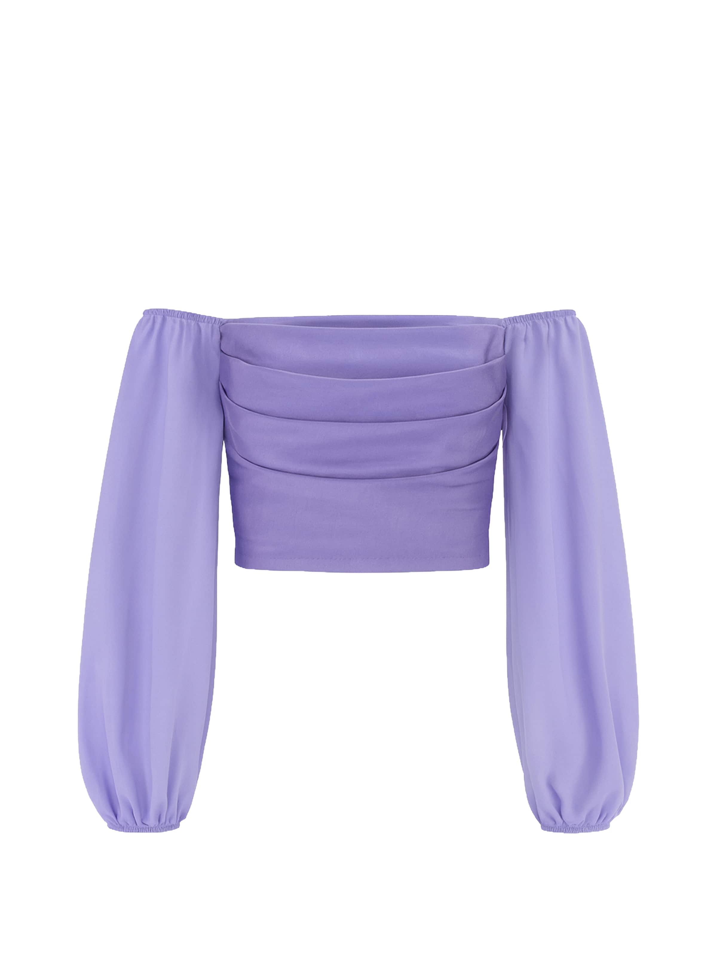 Chemisier Elara en violet : devant