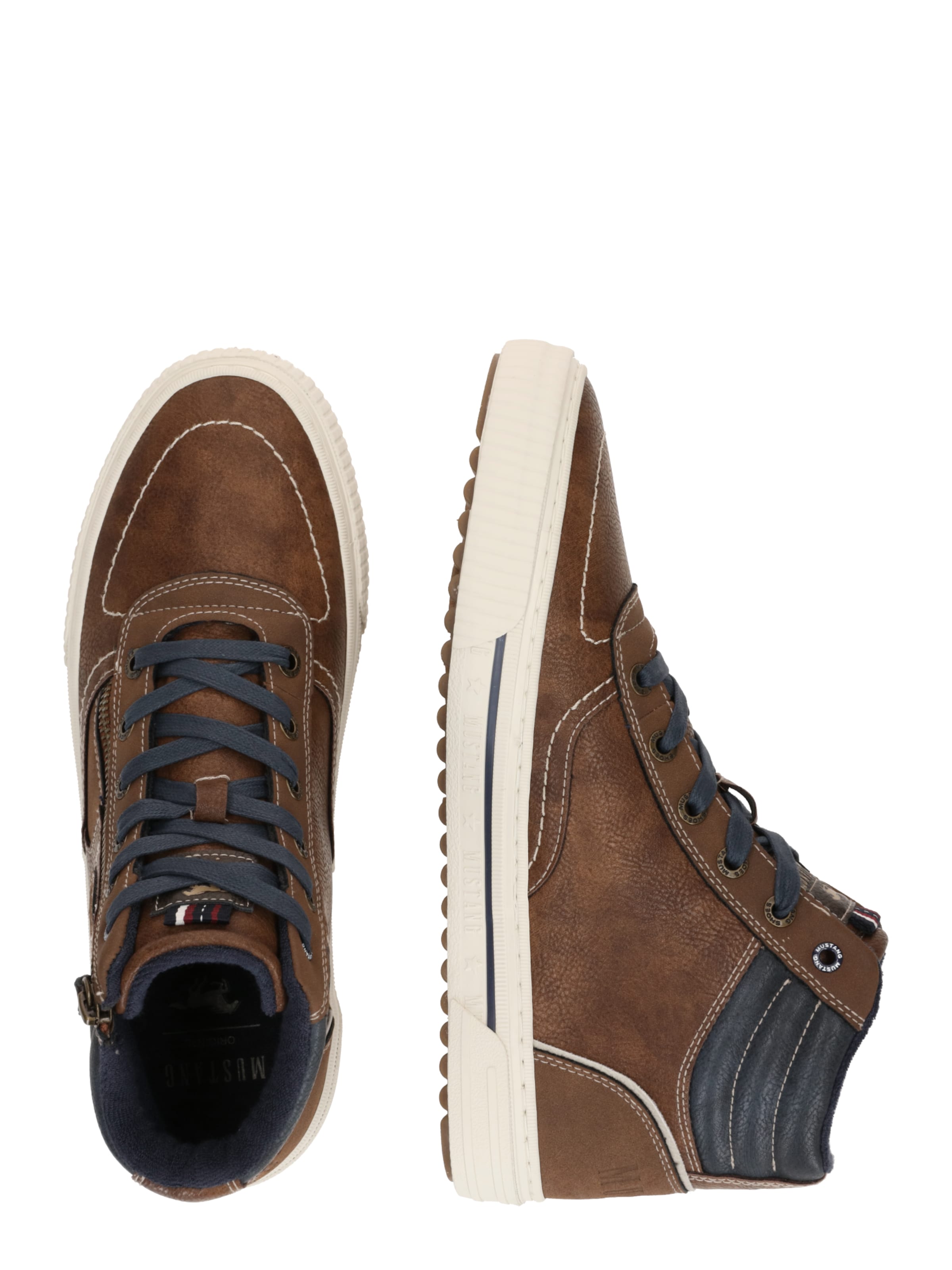 MUSTANG Кроссовки на платформе в Коричневый